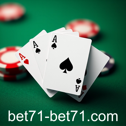 Mesa Poker no Bet71: Uma Experiência Estratégica e Emocionante